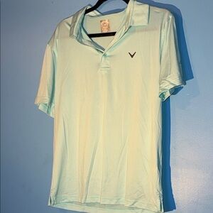 Callaway Men's Sky Blue Polo Shirt SMALL